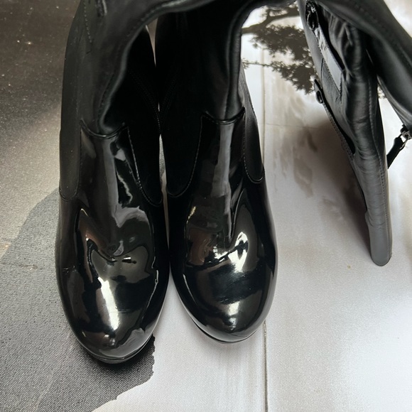 Franco Sarto Legion cadet heeled leather boots - Picture 3 of 11